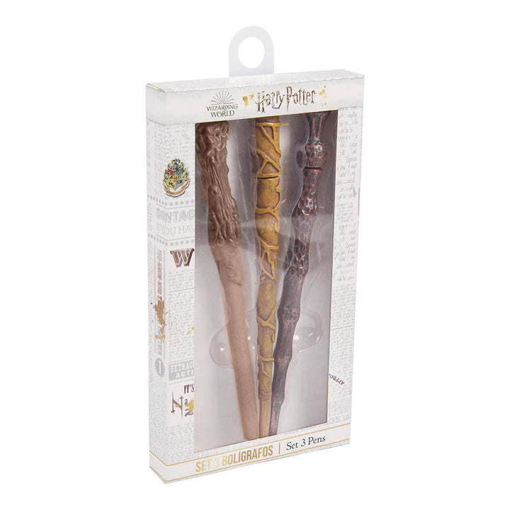 Harry Potter Penn Tryllestav 3-pk - Supernerds