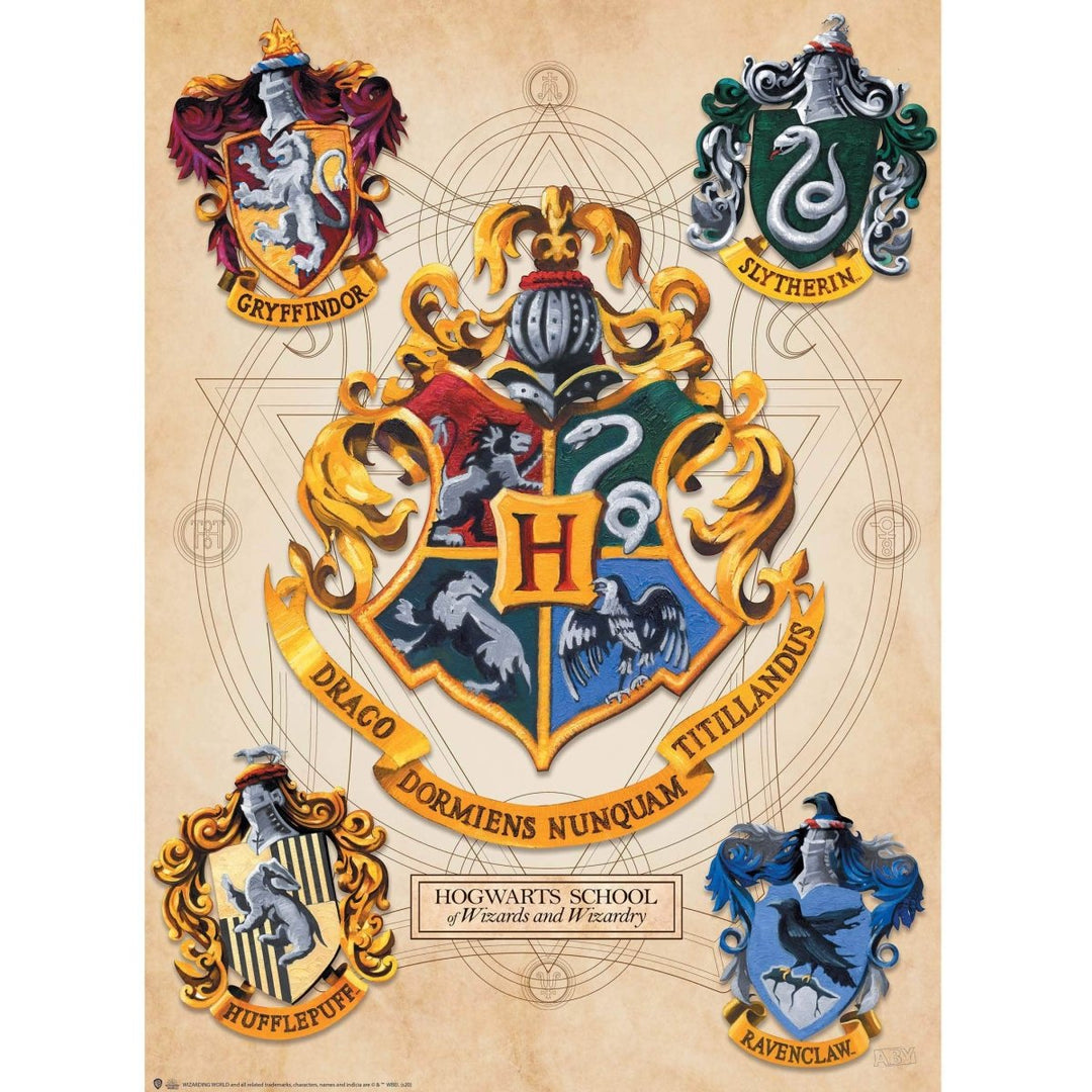 Harry Potter Plakat 52 x 38 cm Crests & Marauders 2-pk - Supernerds