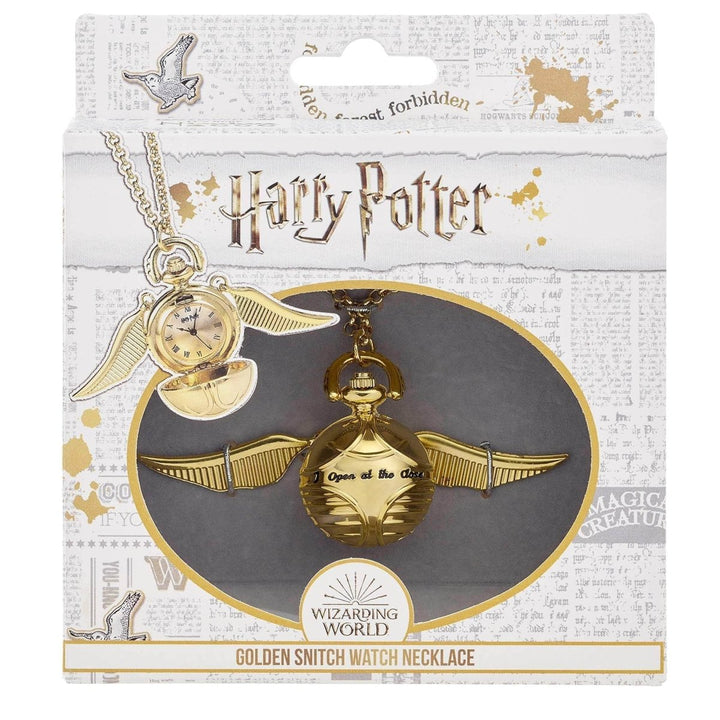 Harry Potter Smykke Golden Snitch Med Klokke - Supernerds