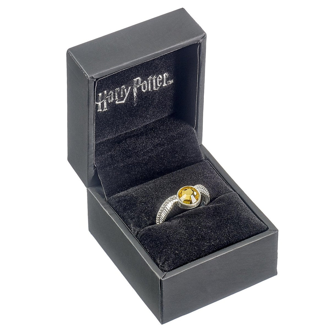 Harry Potter Sølvring Golden Snitch (Sterling sølv) - Supernerds