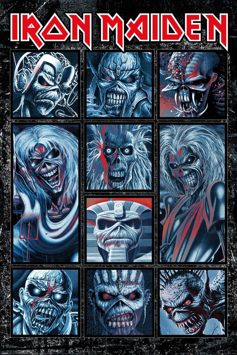 Iron Maiden Plakat Ten Eddies - Supernerds