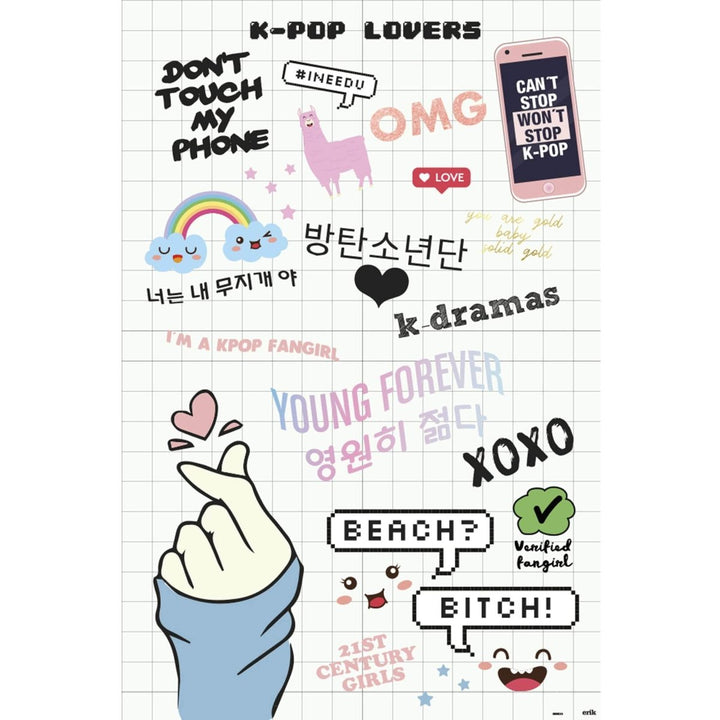 K-Pop Lovers Plakat - Supernerds