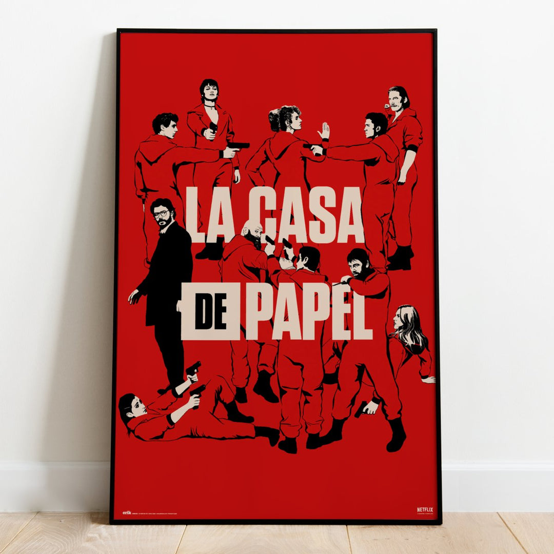 La Casa De Papel Plakat - Supernerds