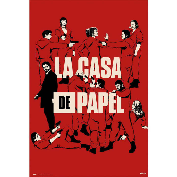 La Casa De Papel Plakat - Supernerds