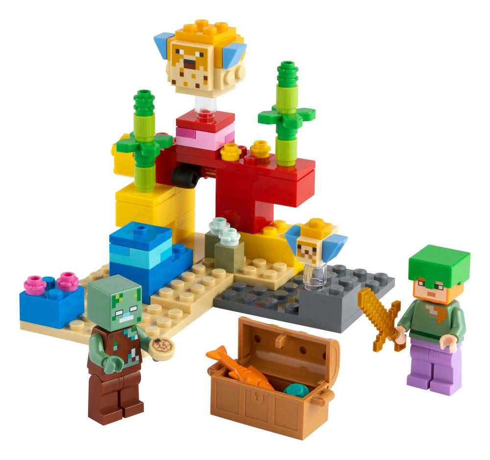 LEGO® Minecraft™ Korallrevet 21164 byggesett (92 deler) - Supernerds