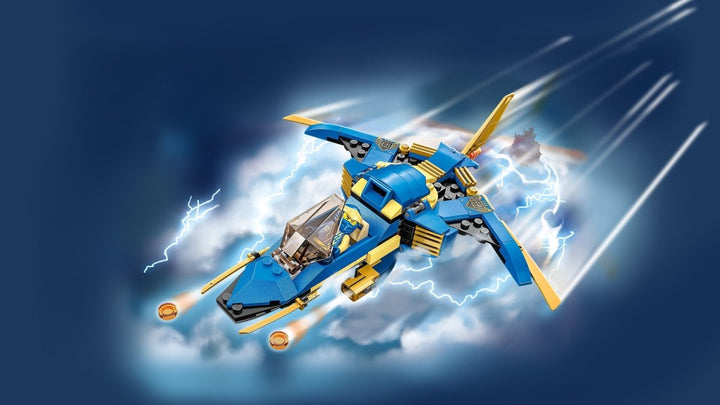 LEGO® NINJAGO® Jays EVO-lynjet 71784 byggelekesett (146 deler) - Supernerds