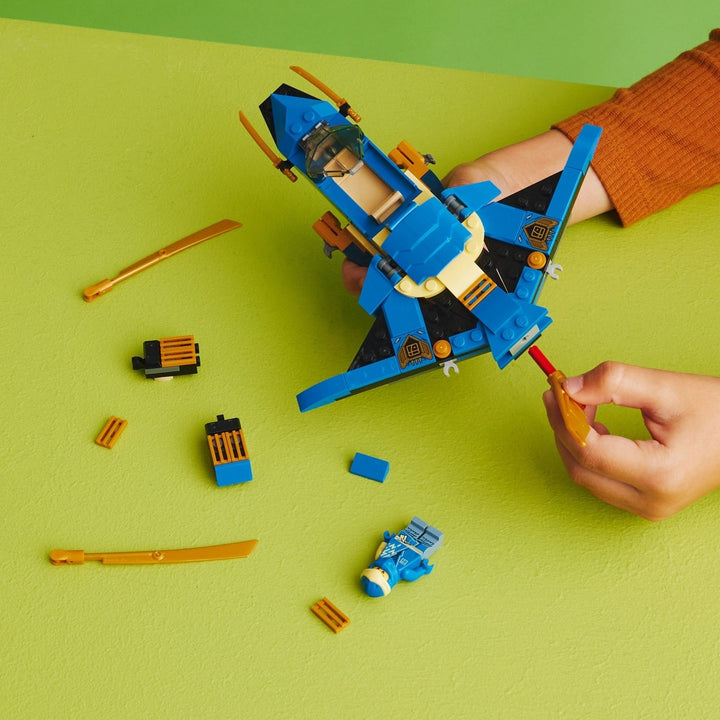 LEGO® NINJAGO® Jays EVO-lynjet 71784 byggelekesett (146 deler) - Supernerds