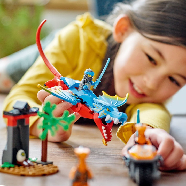 LEGO® NINJAGO® Ninja-sett med drage og tempel 71759 byggesett (161 deler) - Supernerds