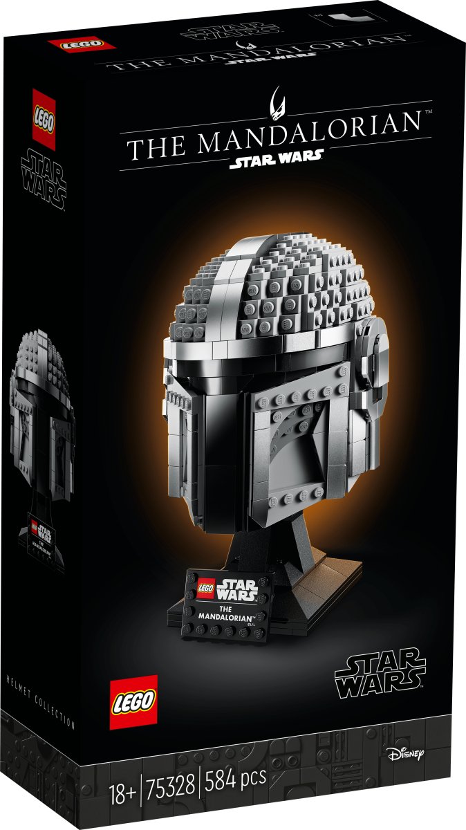 LEGO® Star Wars™ Mandalorianerens hjelm 75328 byggesett (584 deler) - Supernerds