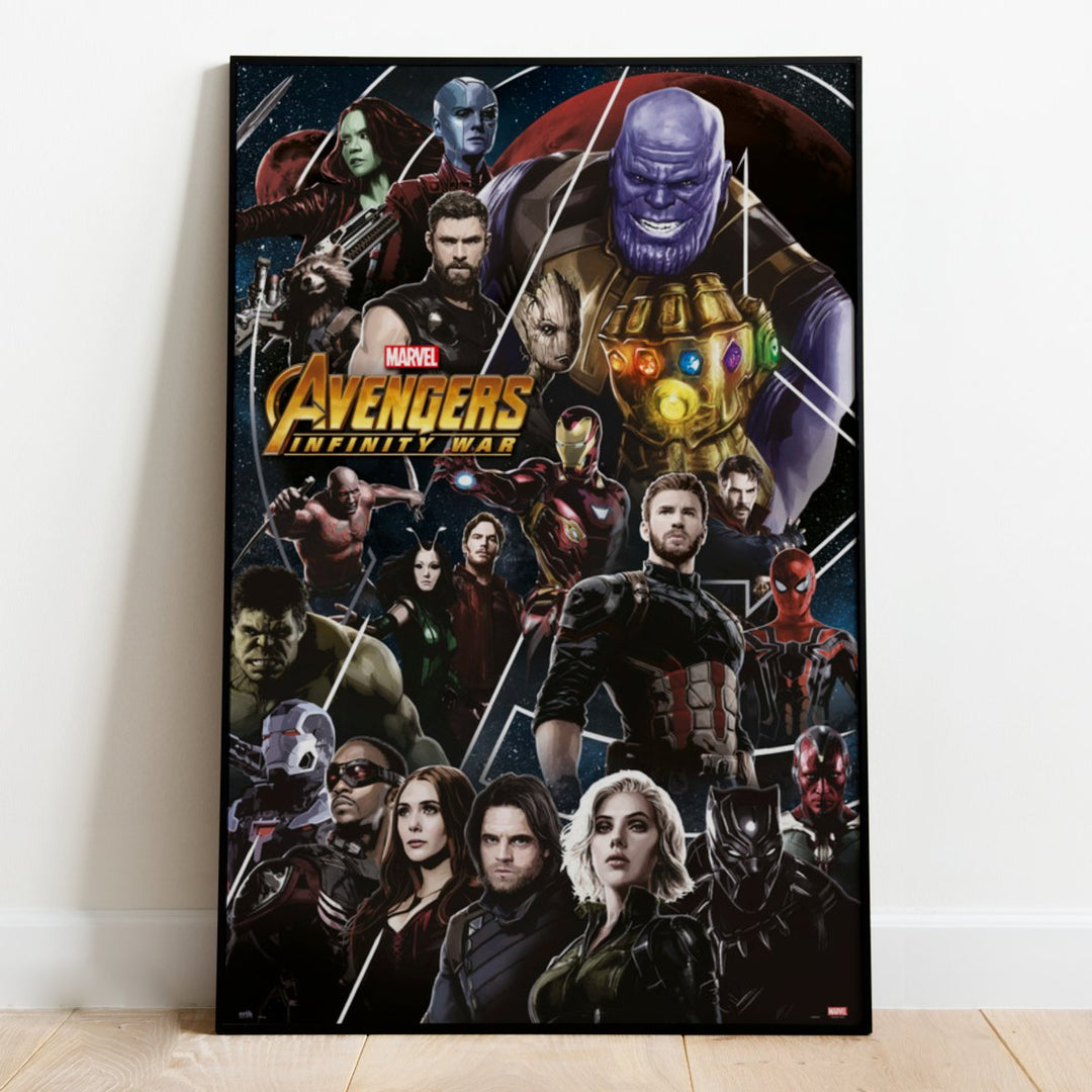 Marvel's The Avengers Infinity War Plakat Lineup - Supernerds