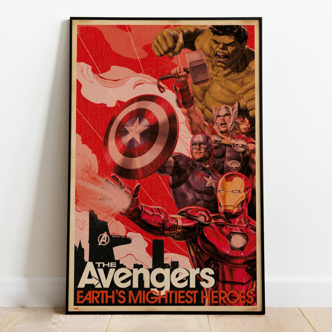 Marvel's The Avengers Plakat Mighties Heroes - Supernerds