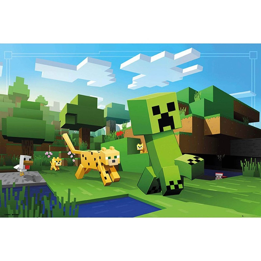 Minecraft Plakat Ocelot Chase - Supernerds