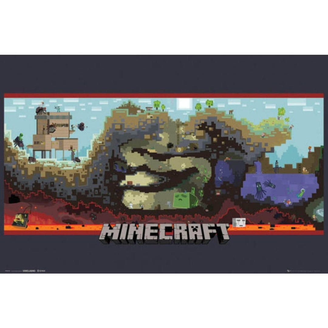 Minecraft Plakat Underground - Supernerds