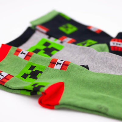 Minecraft Sokker 3-pk Socks
