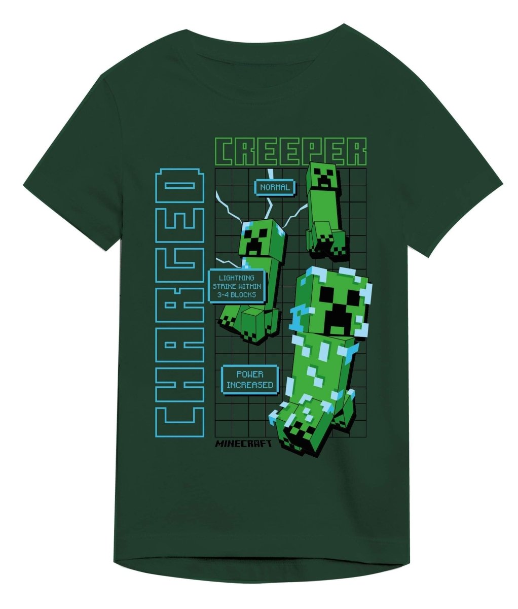 Minecraft T-skjorte Charged Creeper - Supernerds