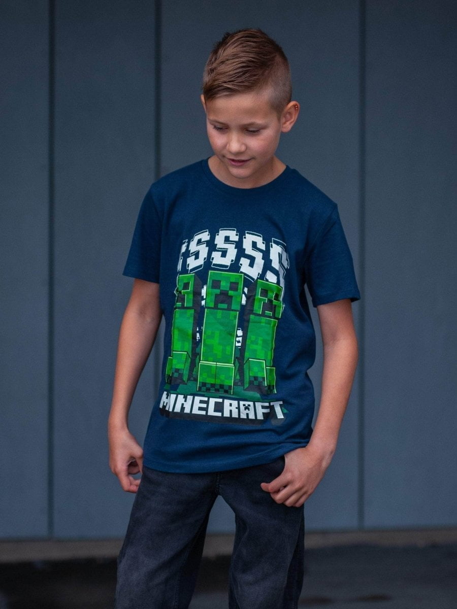 Minecraft T-skjorte Triple Creeper - Supernerds
