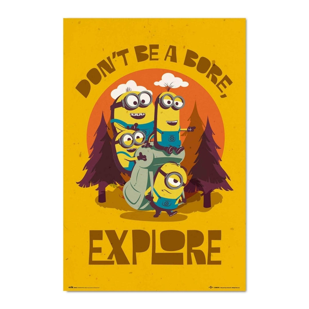 Minions Plakat Bore Explore - Supernerds