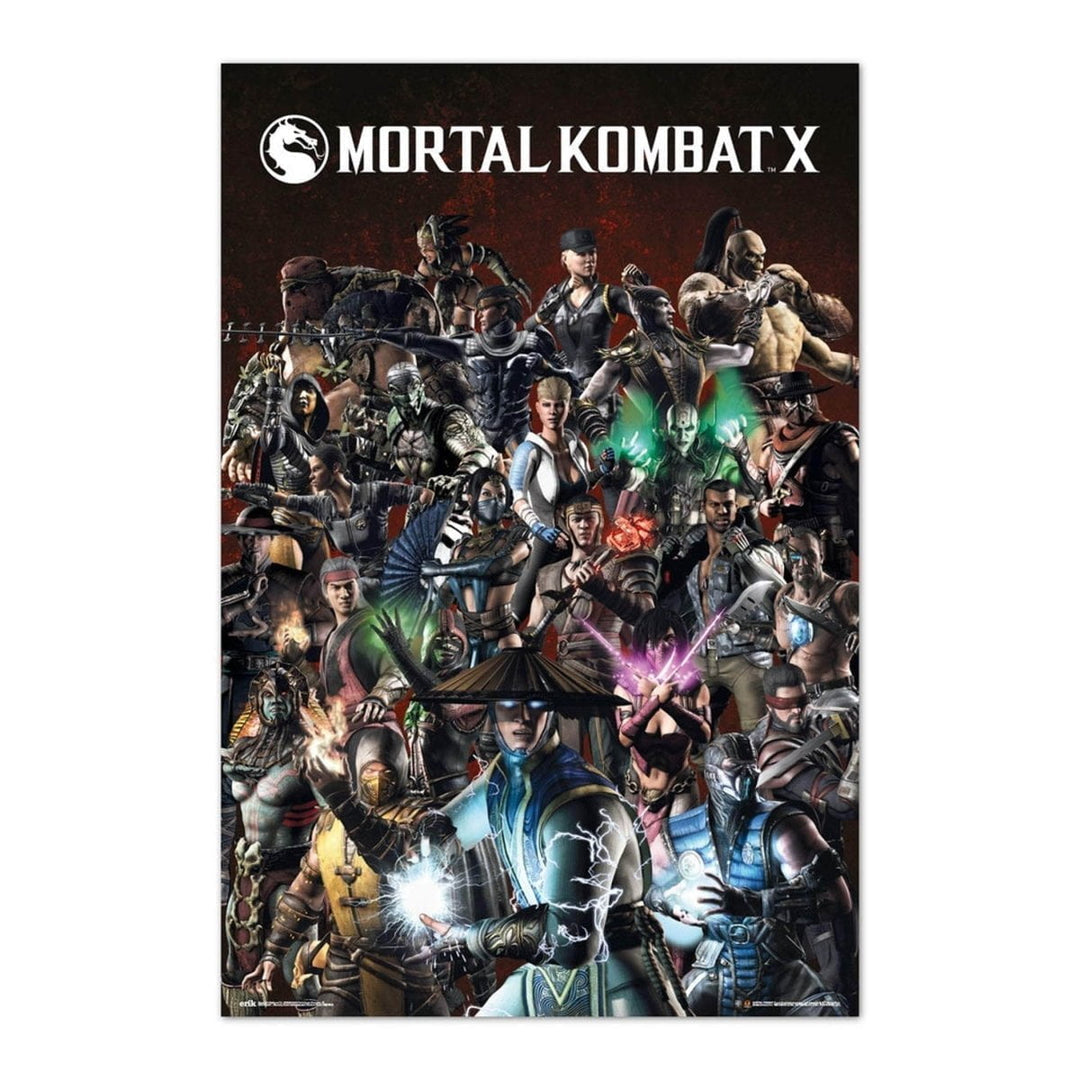 Mortal Kombat Plakat Characters - Supernerds