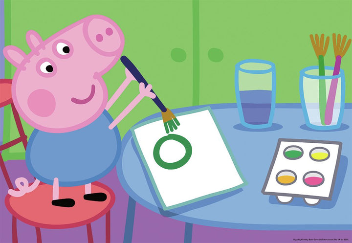 Peppa Gris Puslespill 24 brikker 2-pk - Supernerds