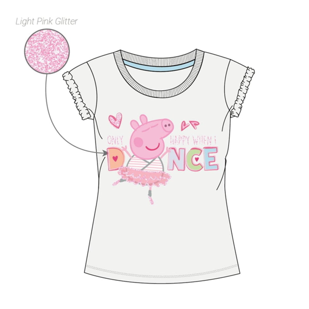 Peppa Gris T-skjorte Dance - Supernerds