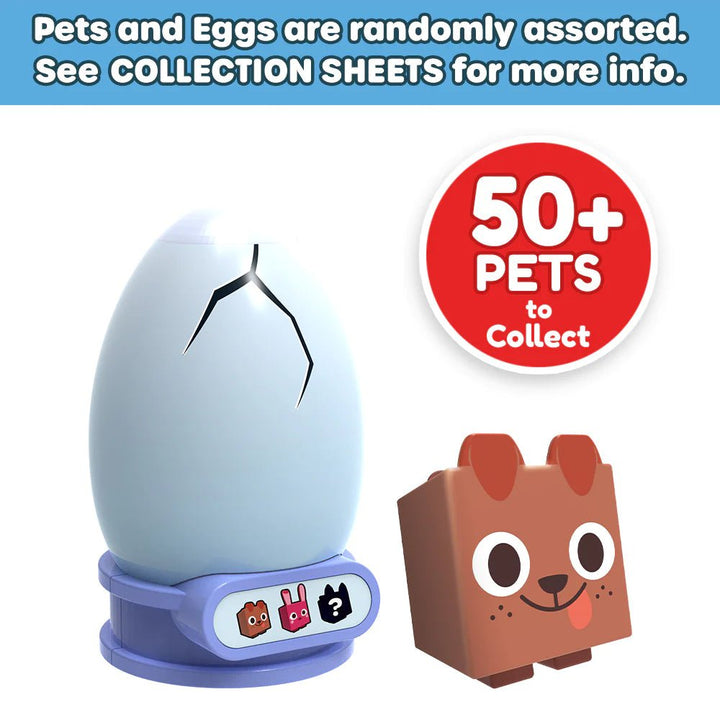 Pet Simulator X Mystery Egg 4-pk Samlefigur m/DLC-kode - Supernerds