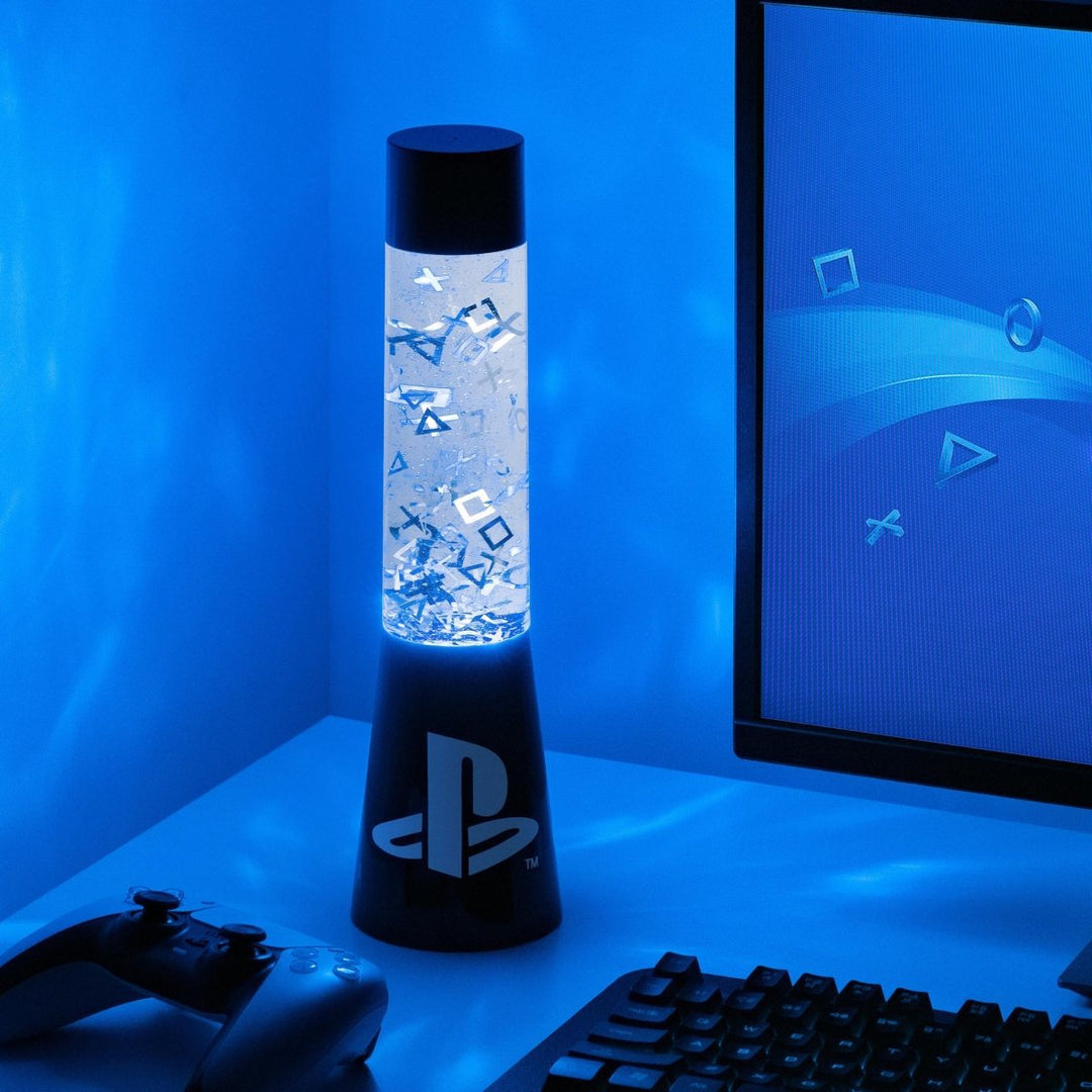 PlayStation Lampe Flow "Lavalampe" - Supernerds