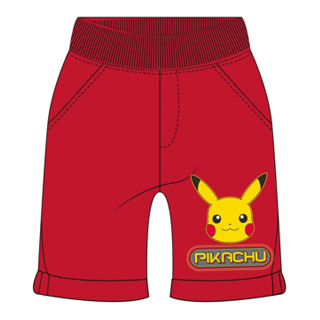 Pokemon Bermuda Shorts Smiling Pikachu - Supernerds