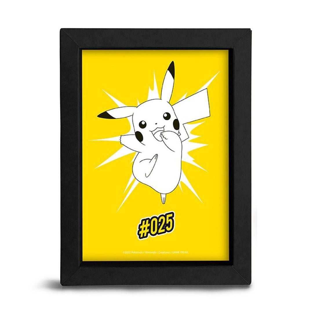 Pokemon Innrammet Bilde 15x20 Pikachu - Supernerds