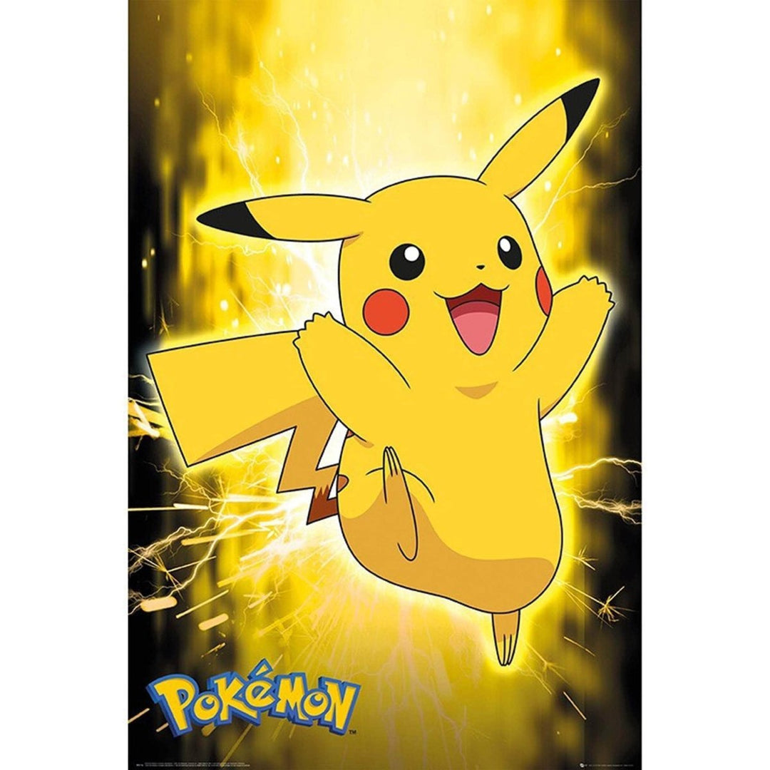 Pokemon Plakat Pikachu Neon - Supernerds