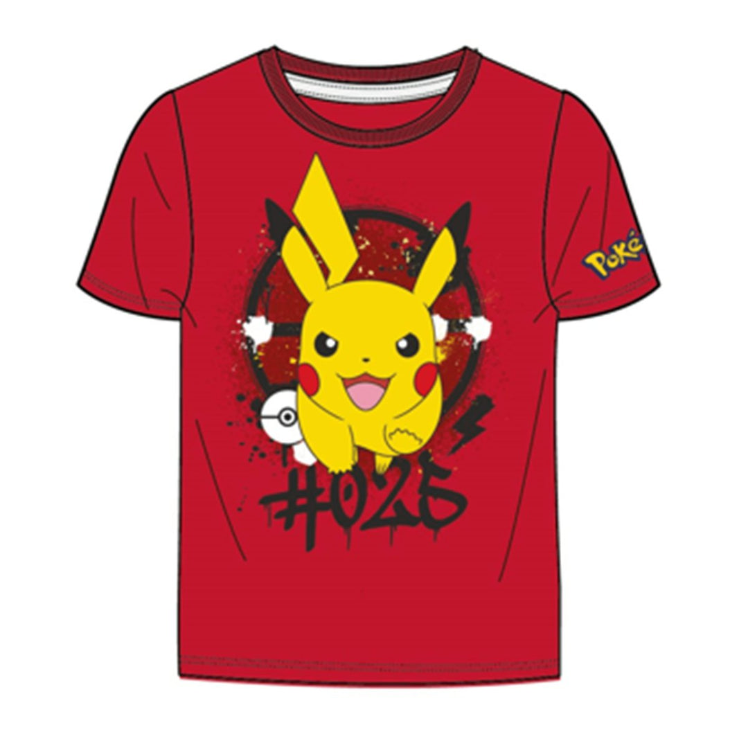 Pokemon T-skjorte Pikachu 025 - Supernerds