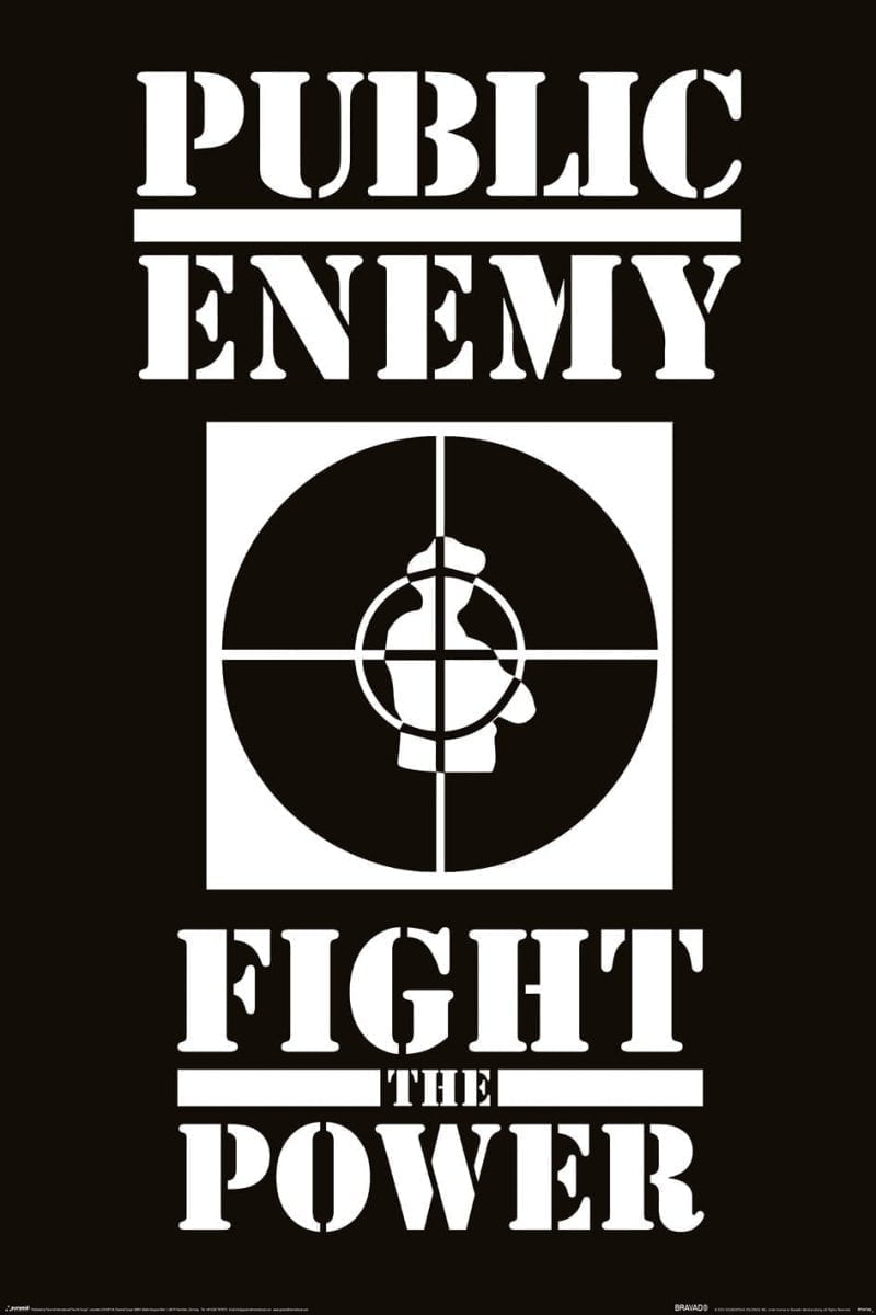 Public Enemy Plakat Fight The Power - Supernerds