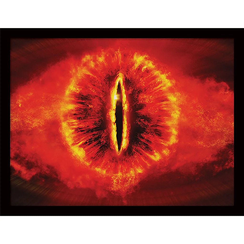 Ringenes Herre Innrammet Bilde 30 x 40 cm The Eye - Supernerds