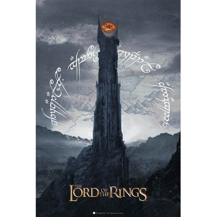 Ringenes Herre Plakat Sauron Tower - Supernerds