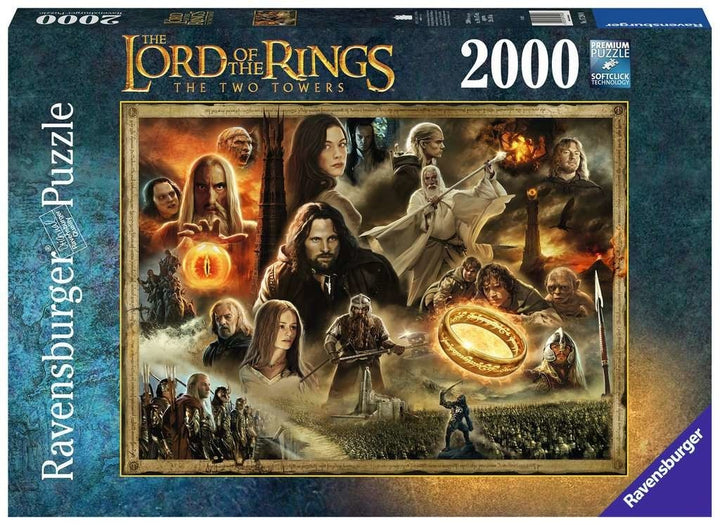 Ringenes Herre Puslespill 2000 brikker The Two Towers - Supernerds