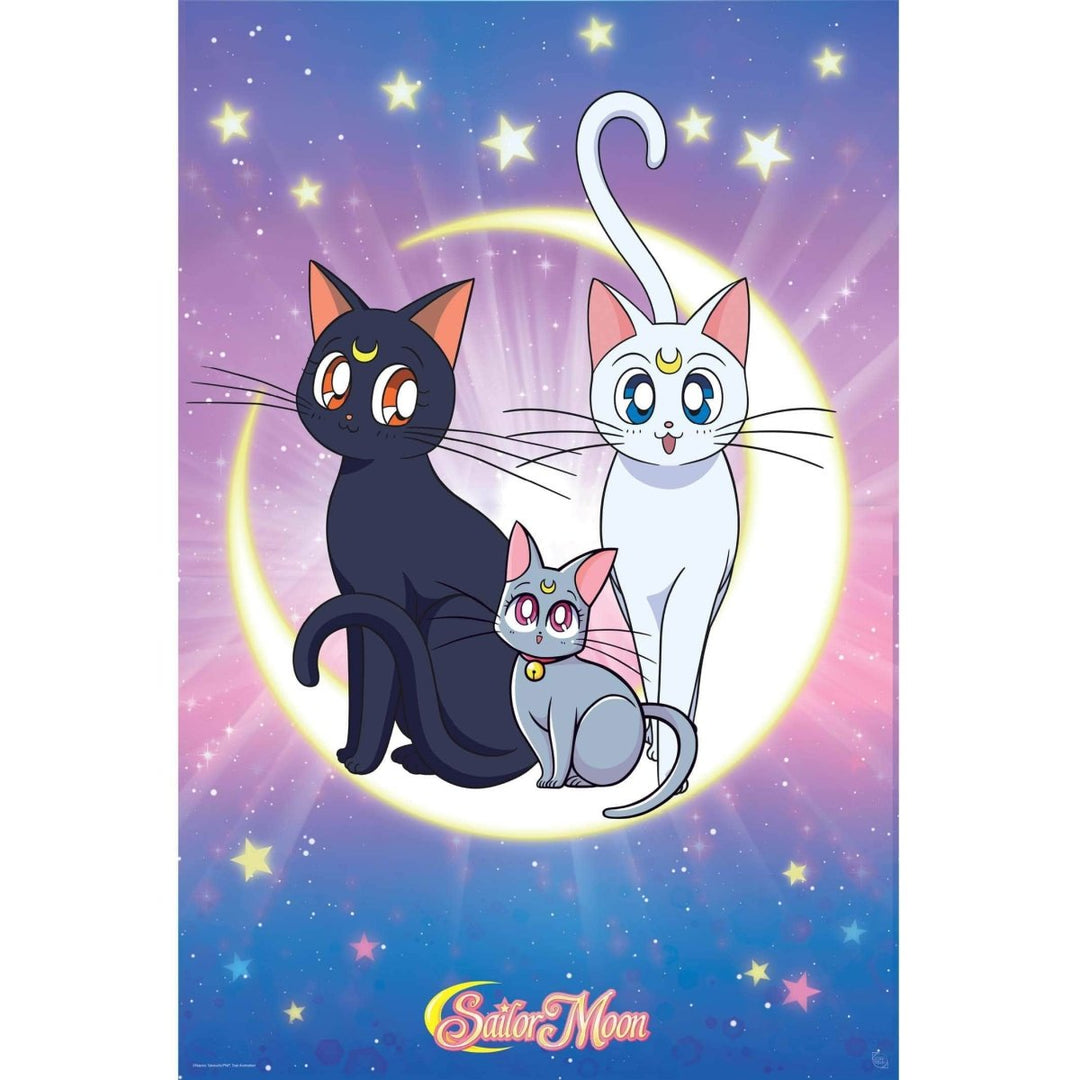 Sailor Moon Plakat Luna, Artemis & Diana - Supernerds