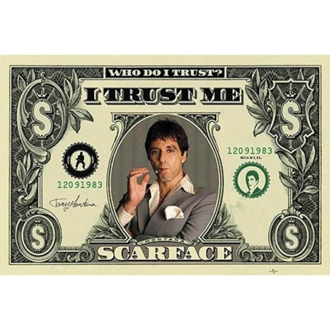 Scarface Plakat Dollar - Supernerds