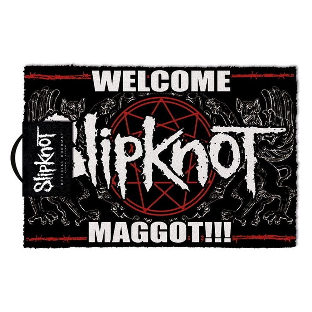 Slipknot Dørmatte Welcome Maggot!!! - Supernerds