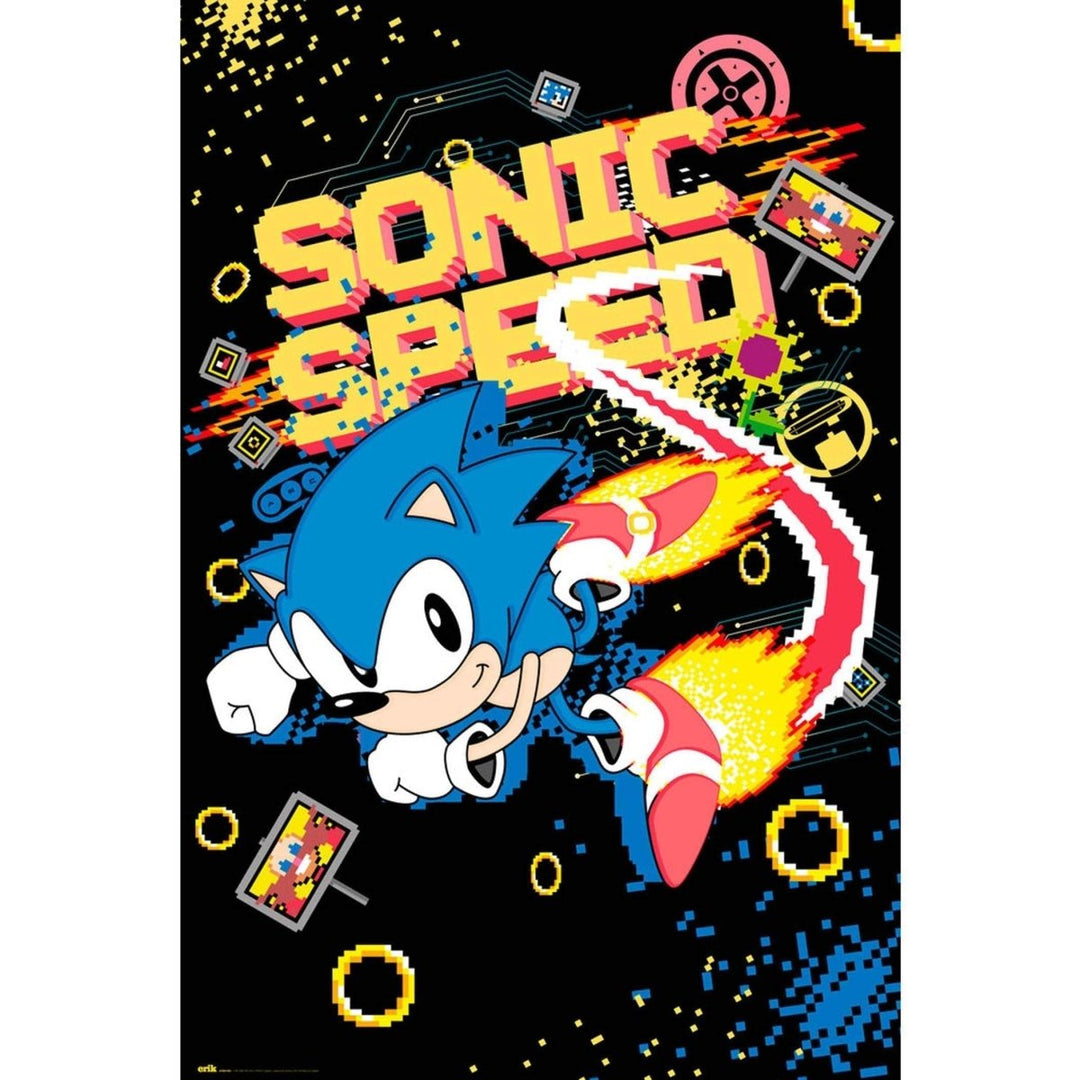 Sonic Plakat Speed - Supernerds