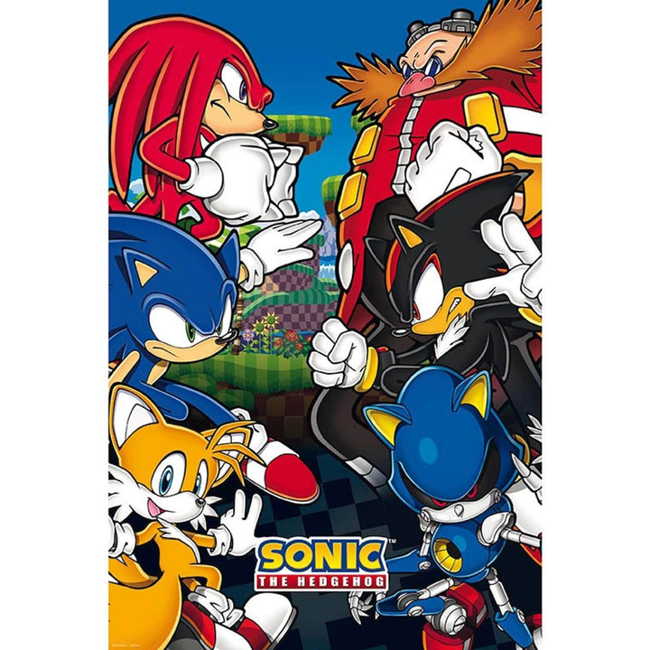 Sonic Plakat Team Sonic - Supernerds