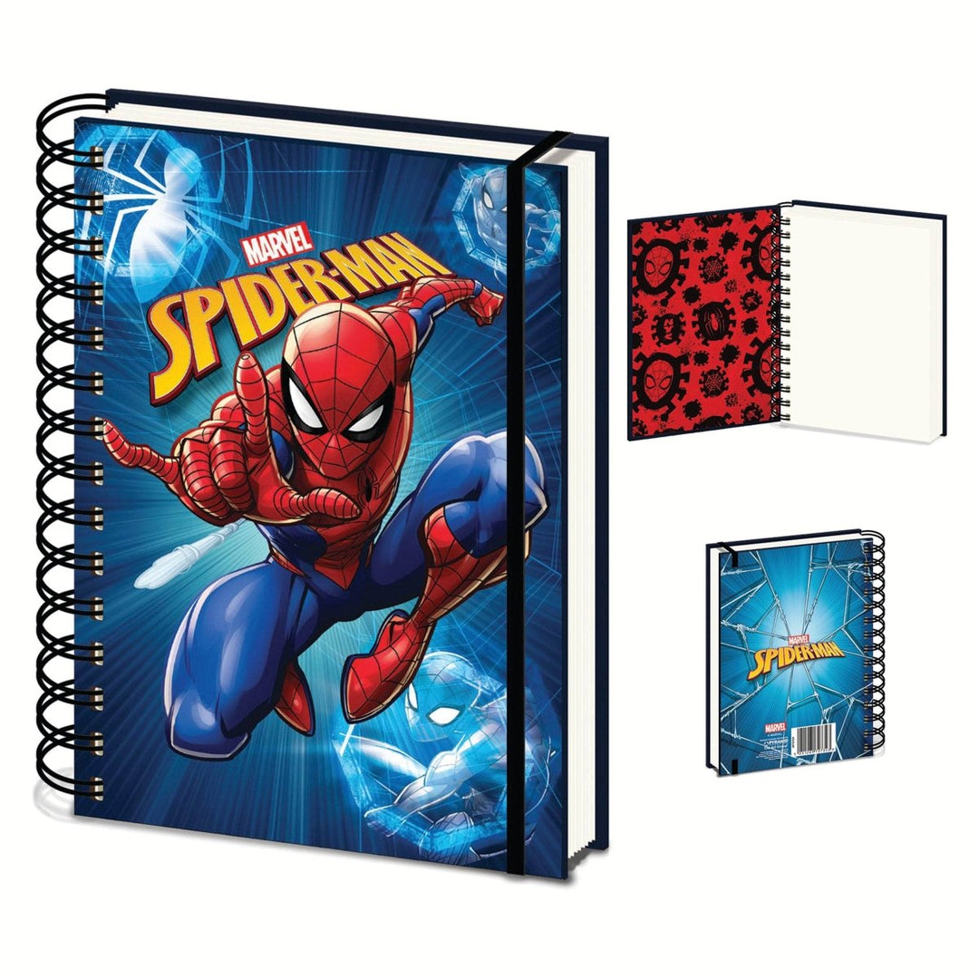 Spider-Man Notatbok A5 Web Strike - Supernerds