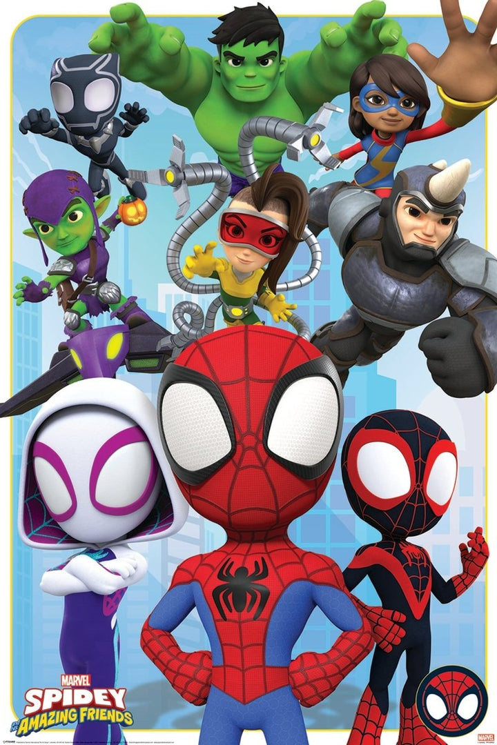 Spider-Man Plakat His Amazing Friends - Supernerds