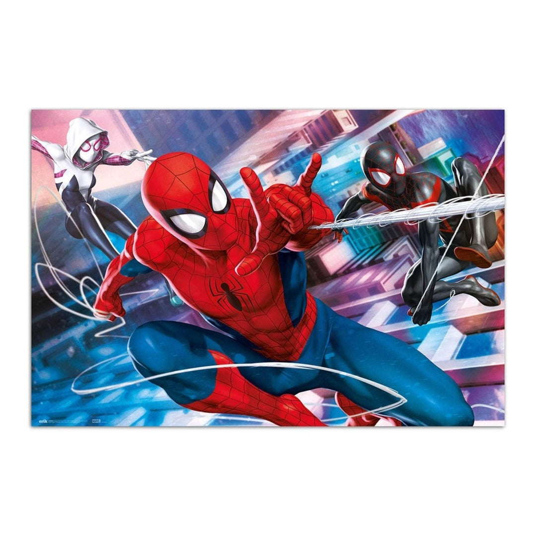 Spider-Man Plakat Peter, Miles & Gwen - Supernerds