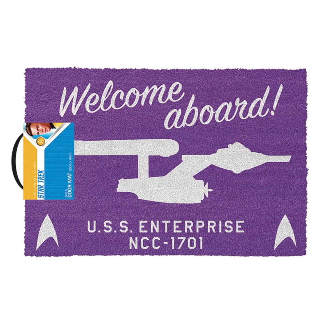 Star Trek Dørmatte Welcome Aboard - Supernerds