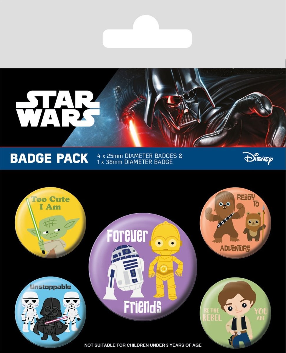 Star Wars Pins Chibi Characters 5-pk - Supernerds