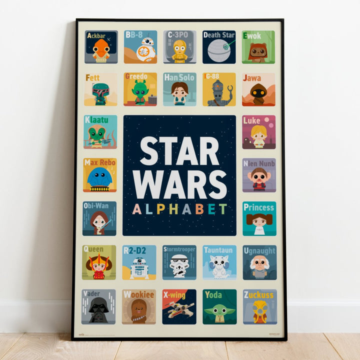 Star Wars Plakat Alphabet - Supernerds