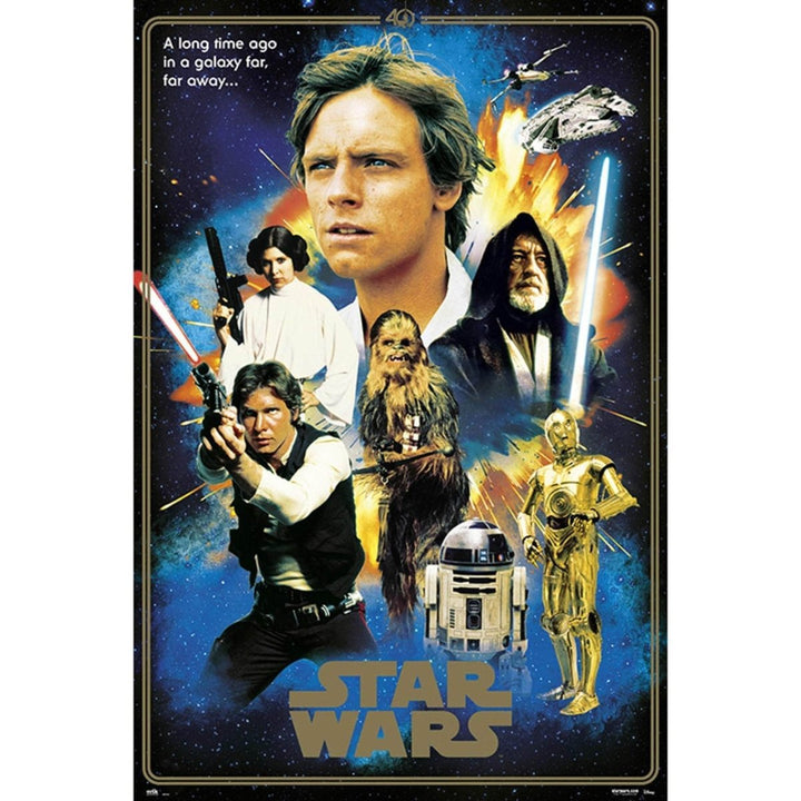 Star Wars Plakat Anniversary Heroes - Supernerds