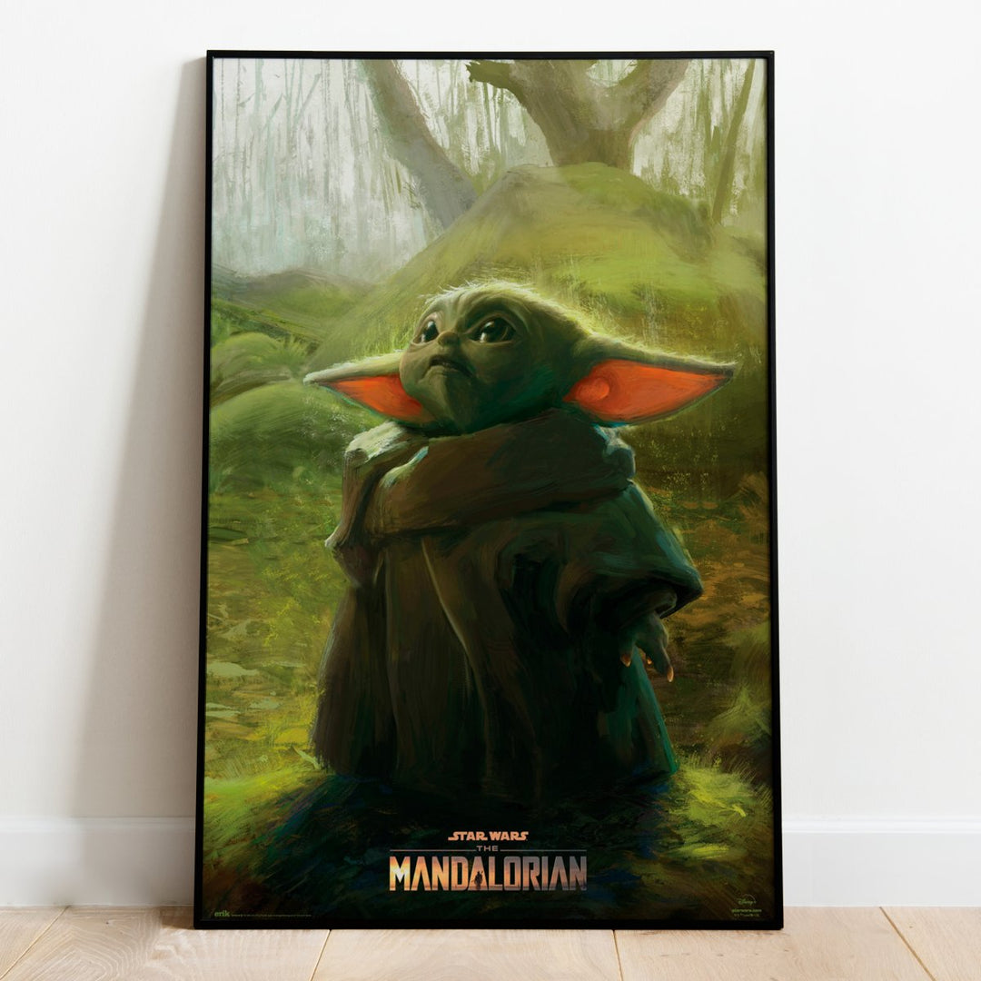 Star Wars Plakat Mandalorian The Child Art - Supernerds