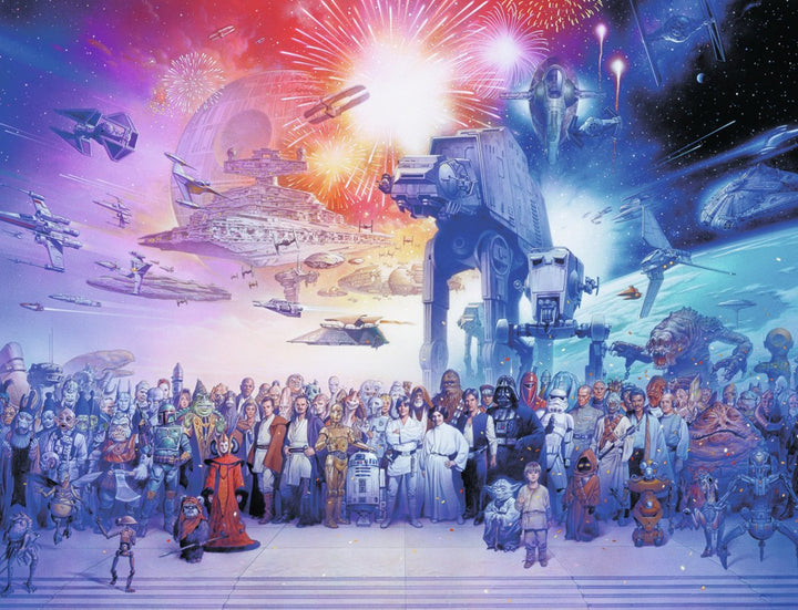 Star Wars Puslespill 2000 brikker Legacy Characters - Supernerds