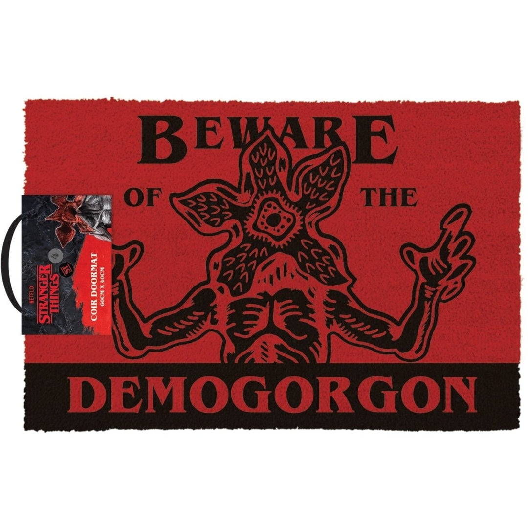 Stranger Things Dørmatte Beware Demogorgon - Supernerds