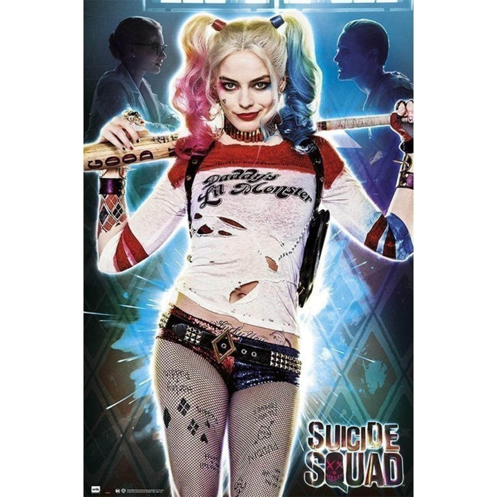 Suicide Squad Plakat Harley Quinn Daddys Lil Monster - Supernerds